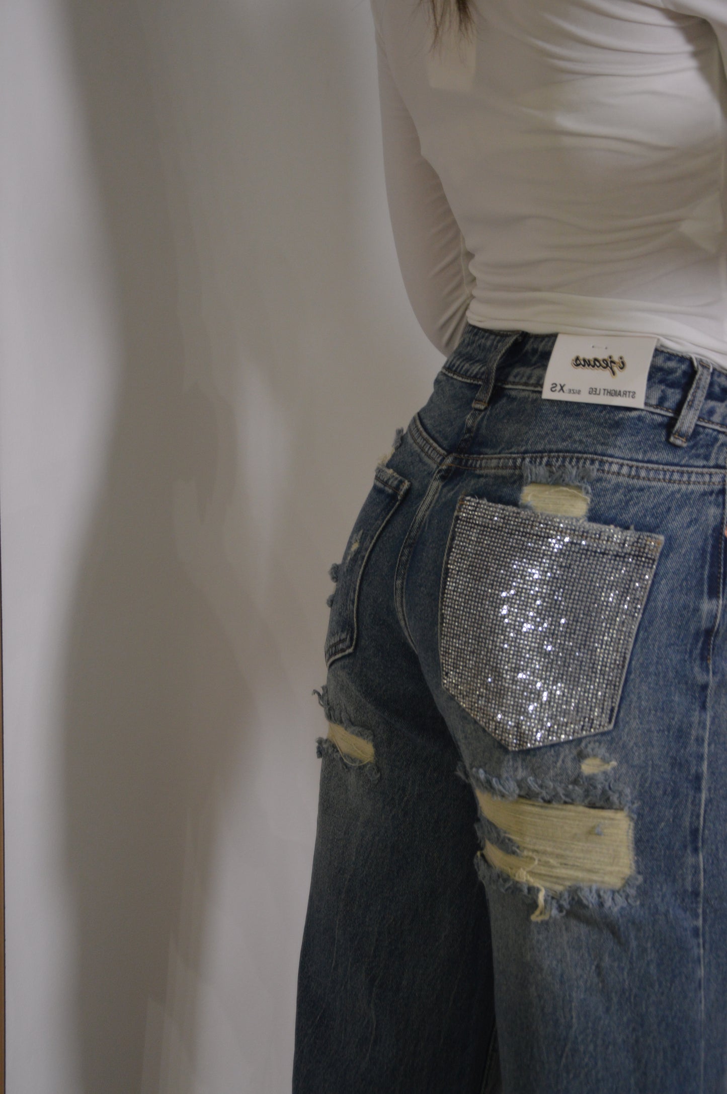 JEANS GLITTER VIBES