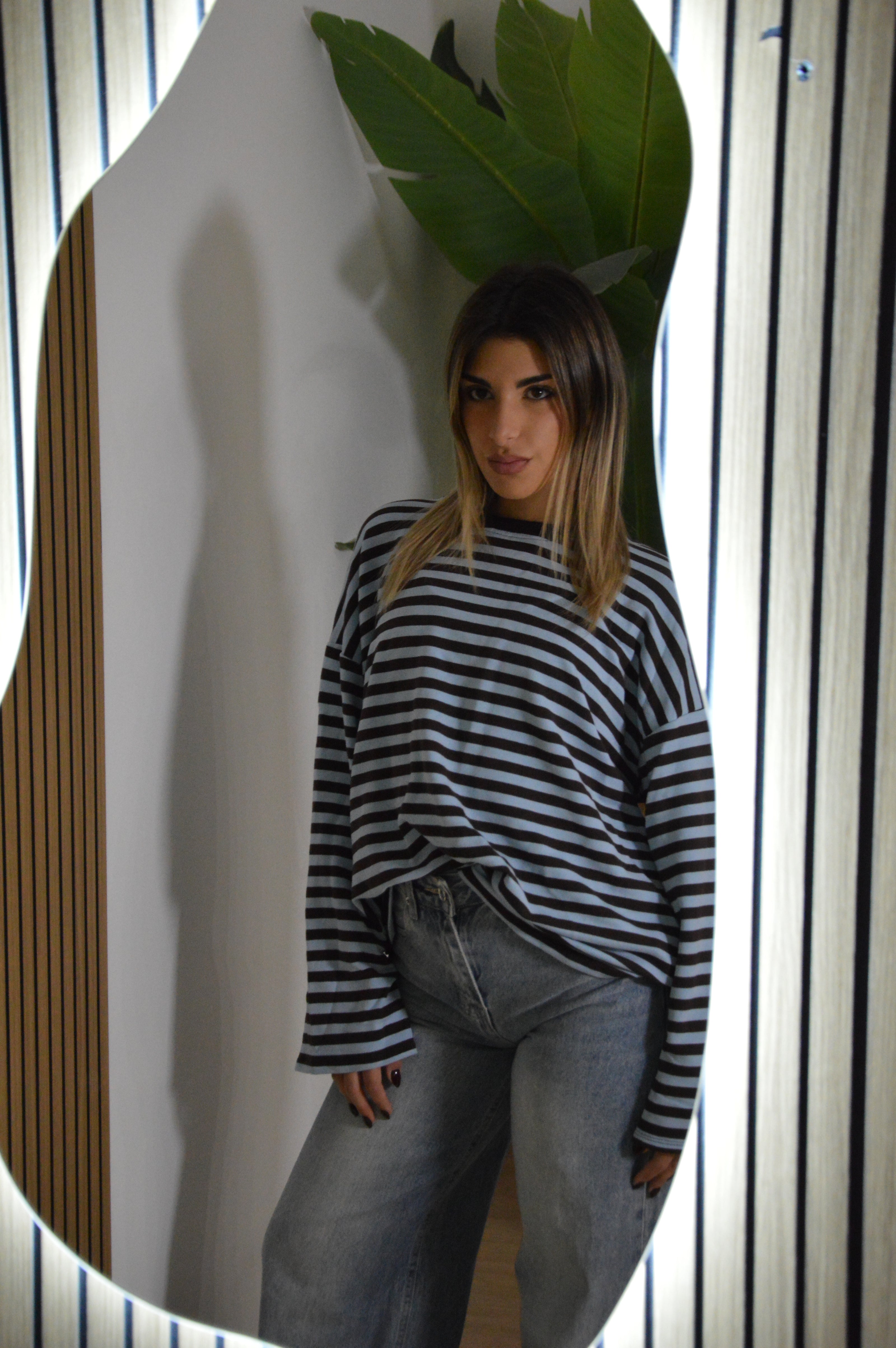 MAGLIA A RIGHE