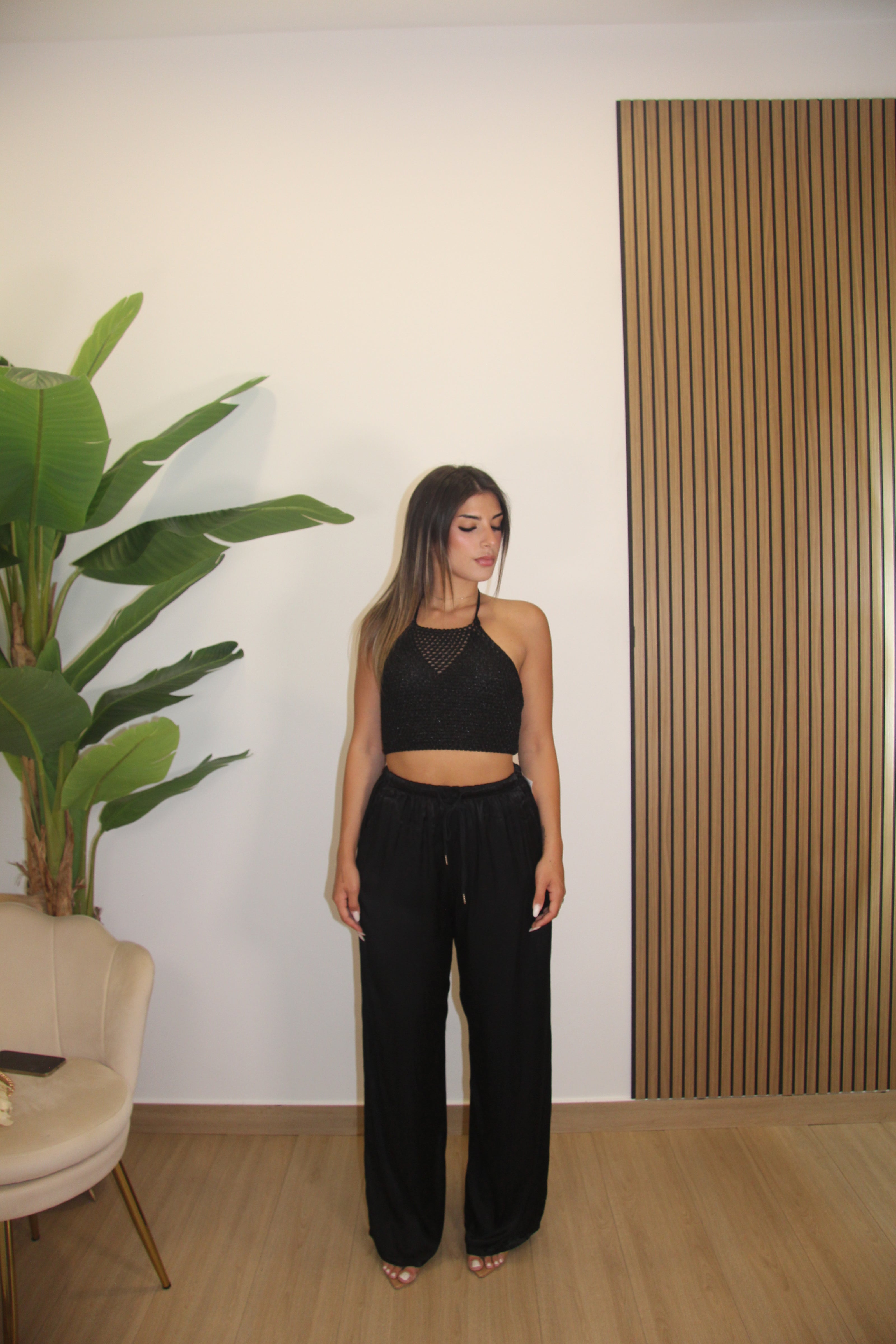 PANTALONI SATIN