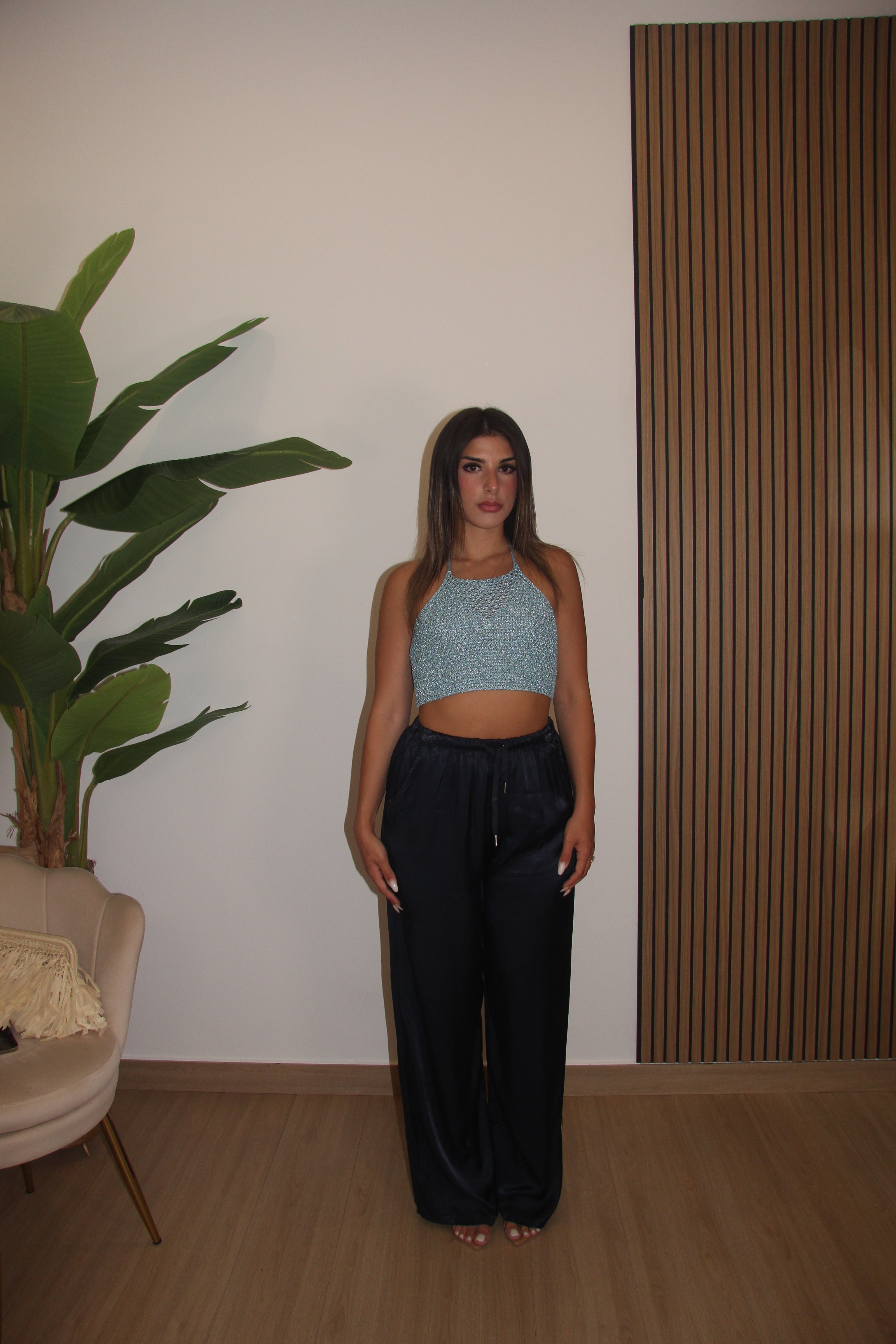 PANTALONI SATIN