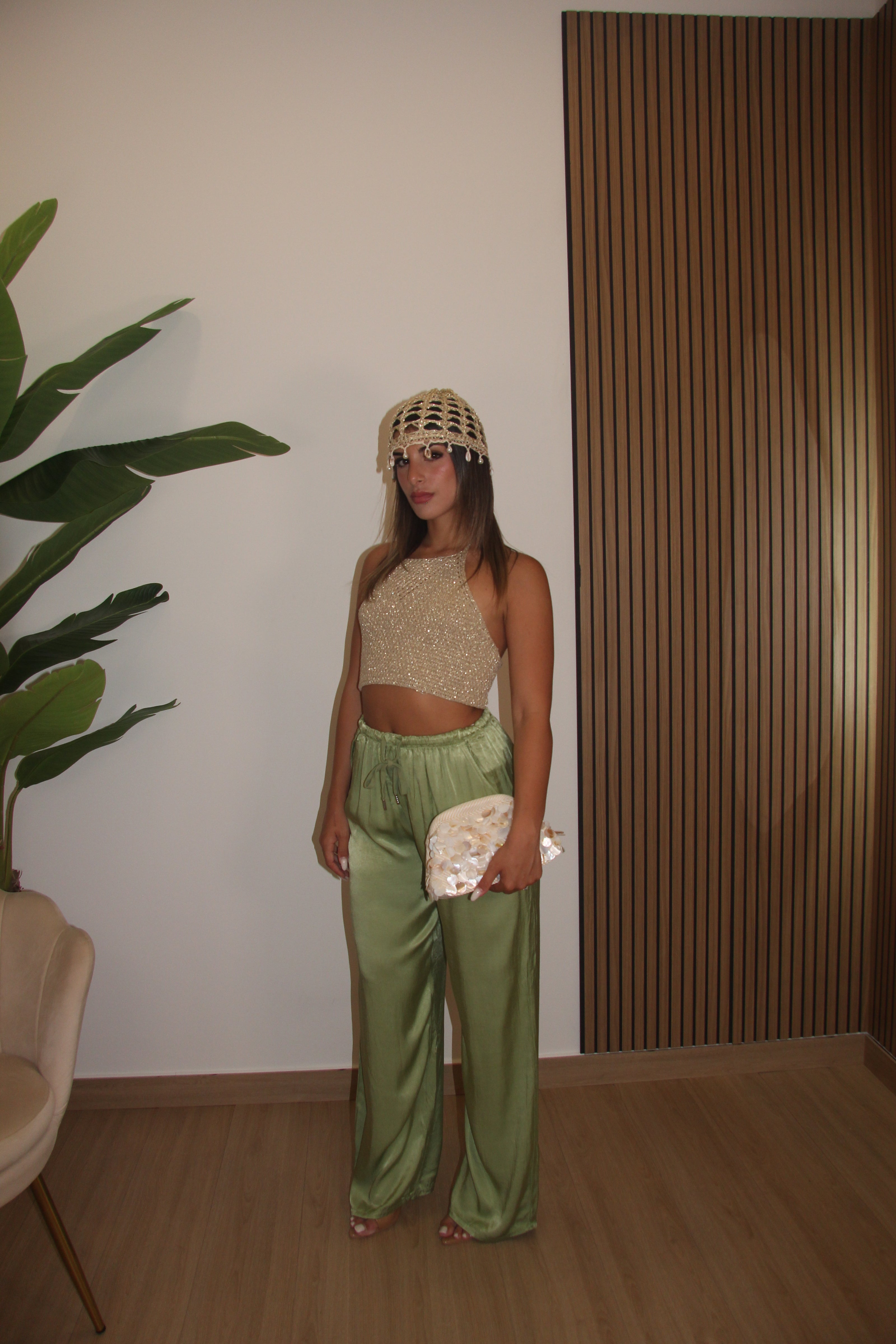 PANTALONI SATIN