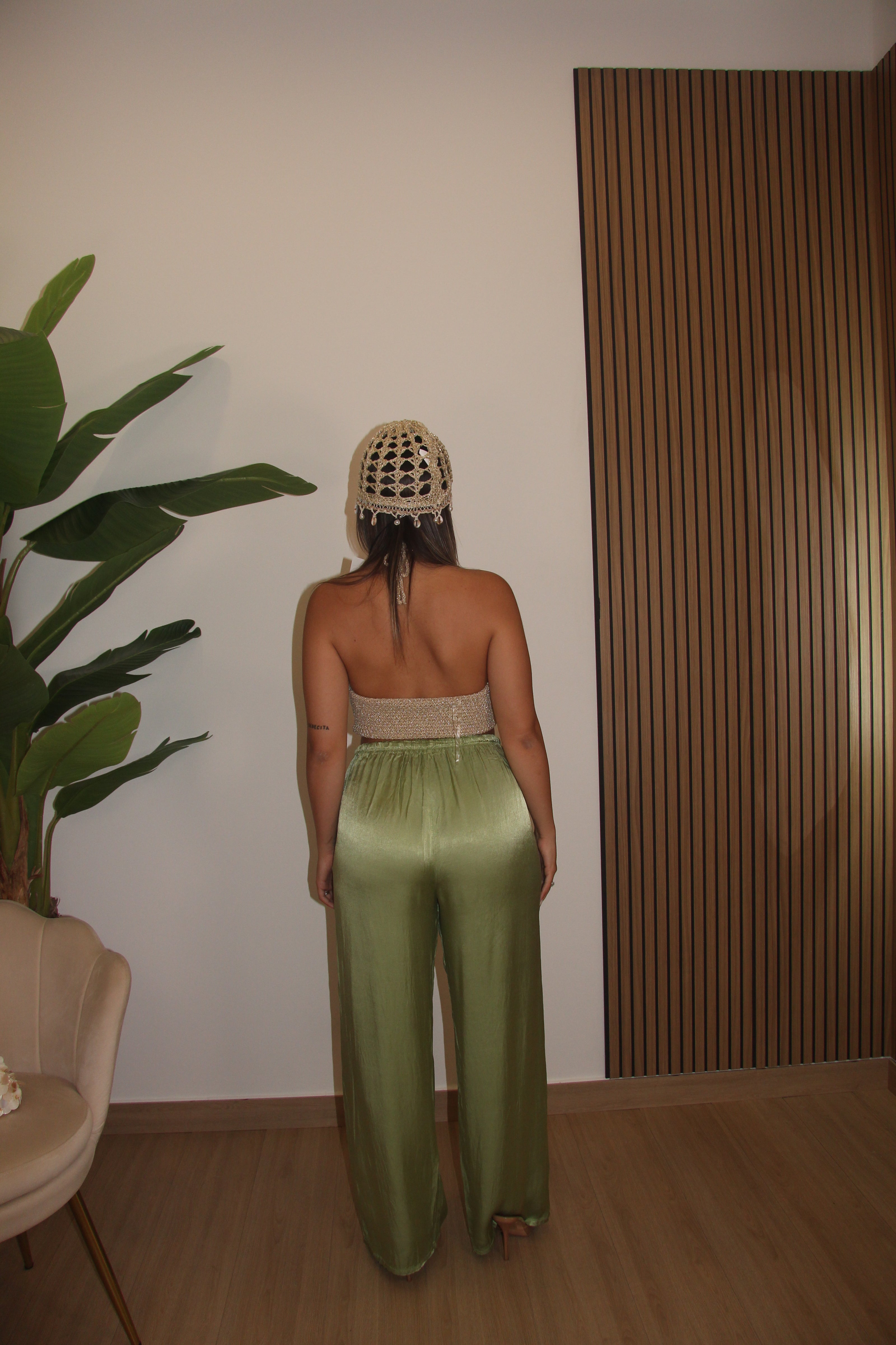 PANTALONI SATIN