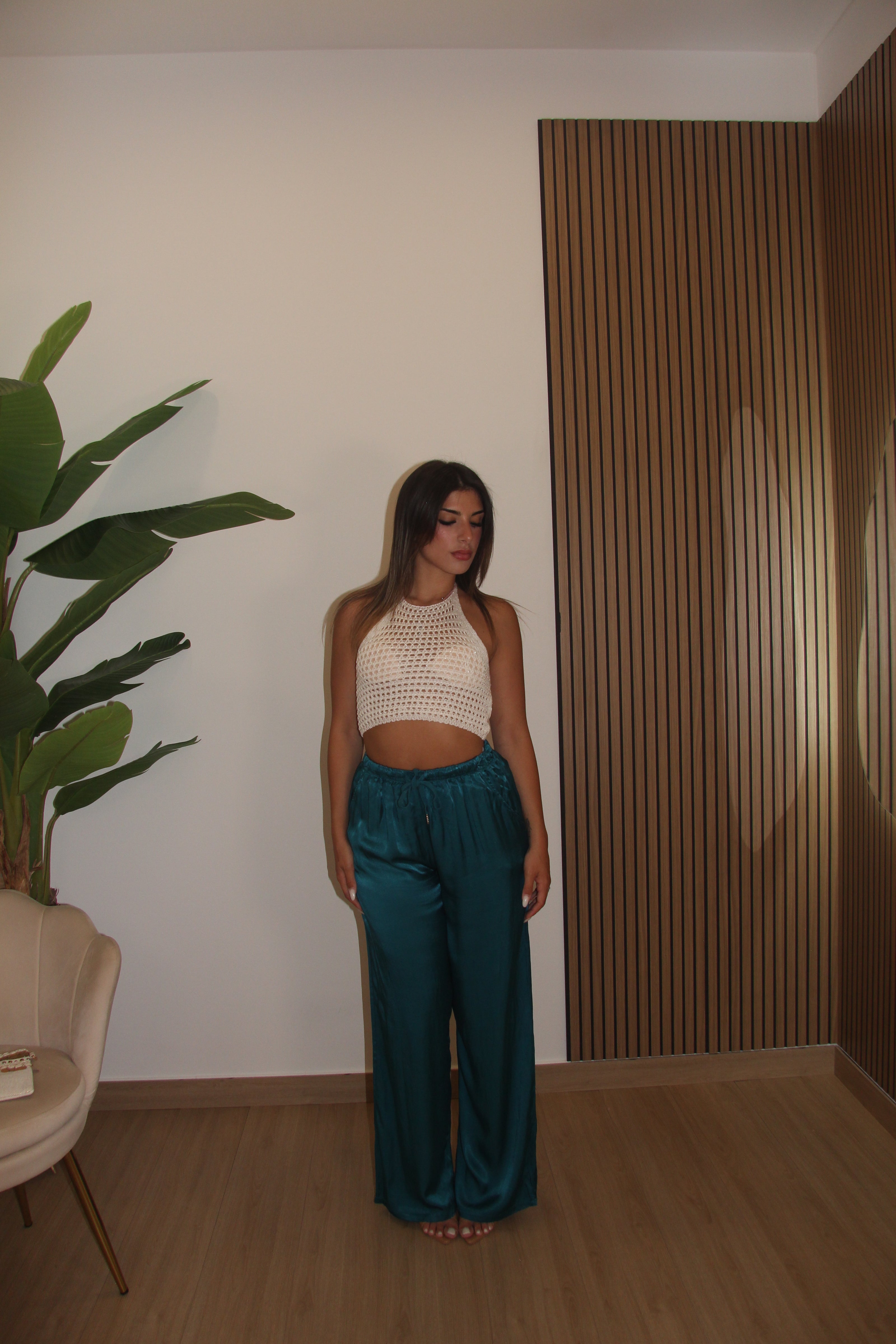 PANTALONI SATIN