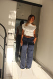 PANTALONI SATIN TASCA